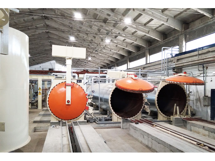 蒸壓養(yǎng)護(hù)工段